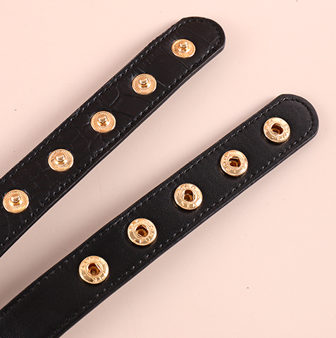 Hollowed-out waistband (Black)