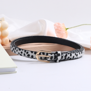 Cow Spot Belt for women (black and white)