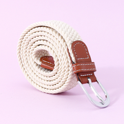 Vintage woven elastic Belt for women (apricot)
