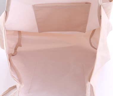 Solid Color Large Capacity Shopping Canvas Bag