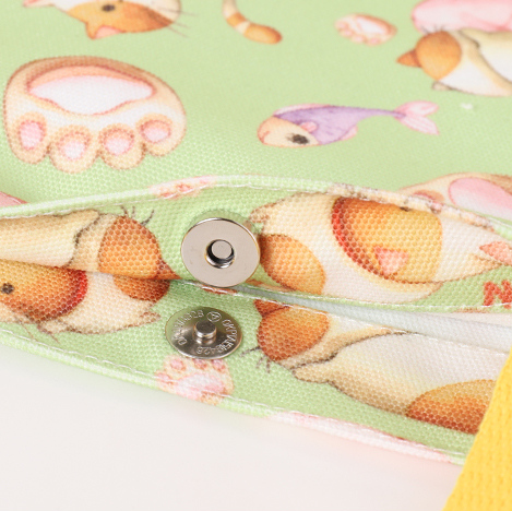 Cartoon cat canvas bag