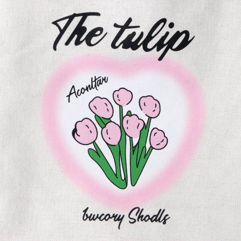 Simple Canvas Bag (Tulips)