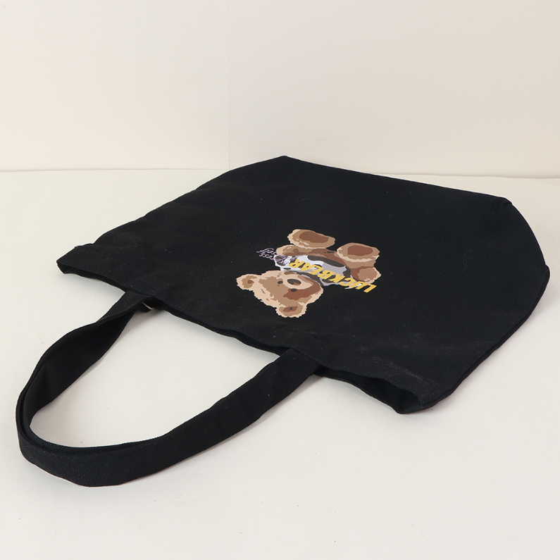 Lucky Bear Large Canvas Bag