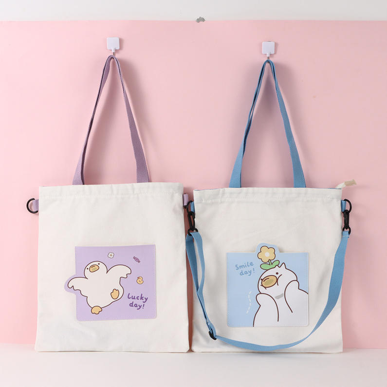 Naughty Duckling Dual-Purpose Canvas Bag