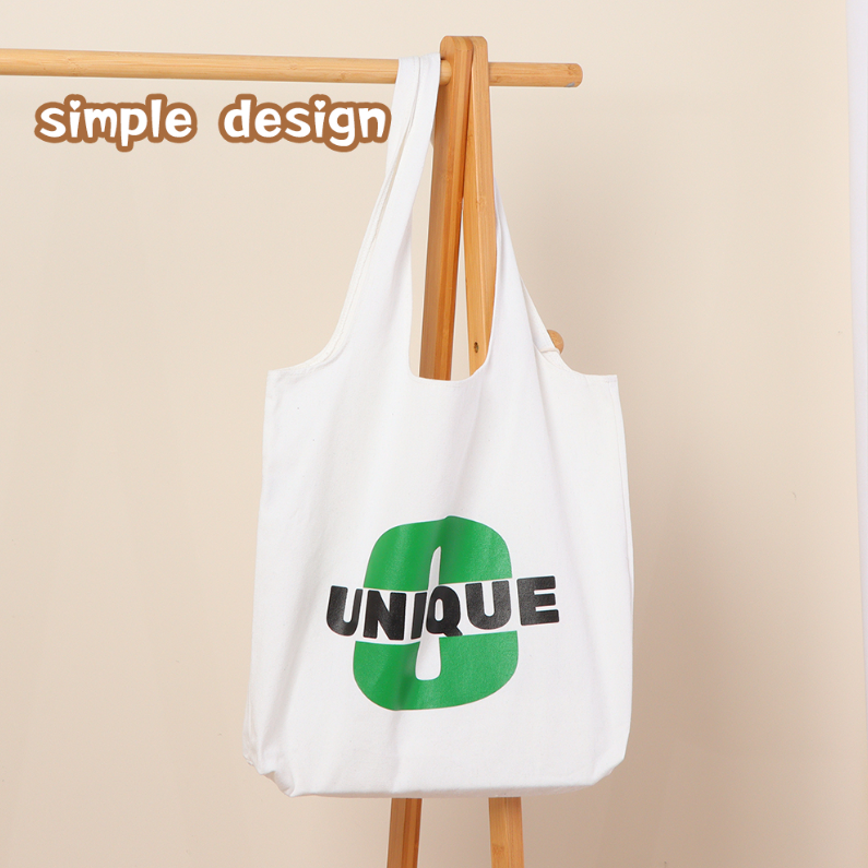 Simple Letter Vest Canvas Bag