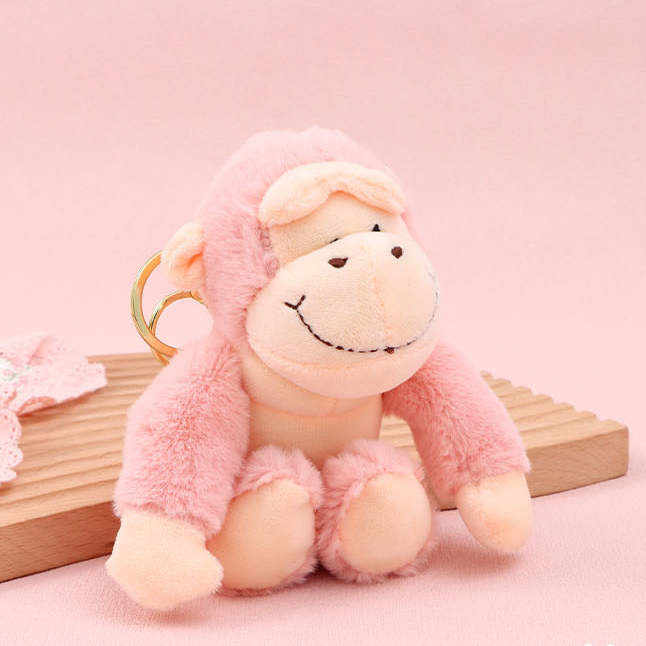 Plush Gorilla Stuffed Doll Keychain