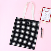 Simple Checkerboard Canvas Bag