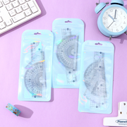 Laser PP 4 Pieces Ruler Set