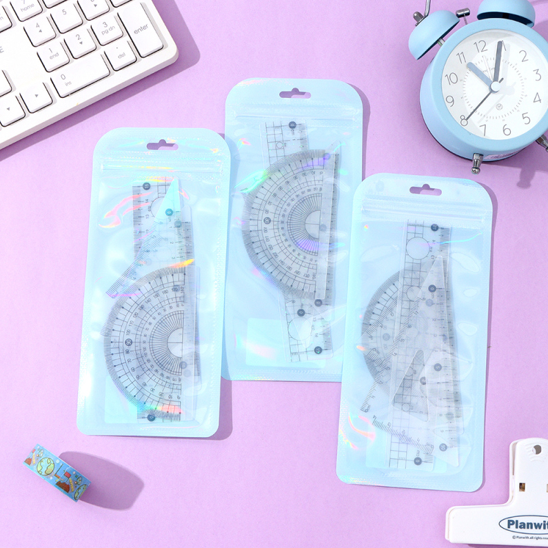 Laser PP 4 Pieces Ruler Set