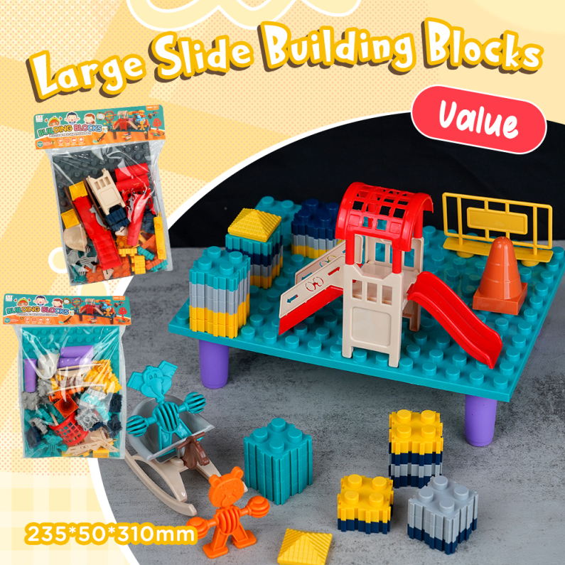 Large Slide Building Blocks with Bag