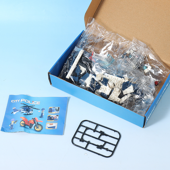 Building Blocks- City Police Series - Helicopter Chasing(150