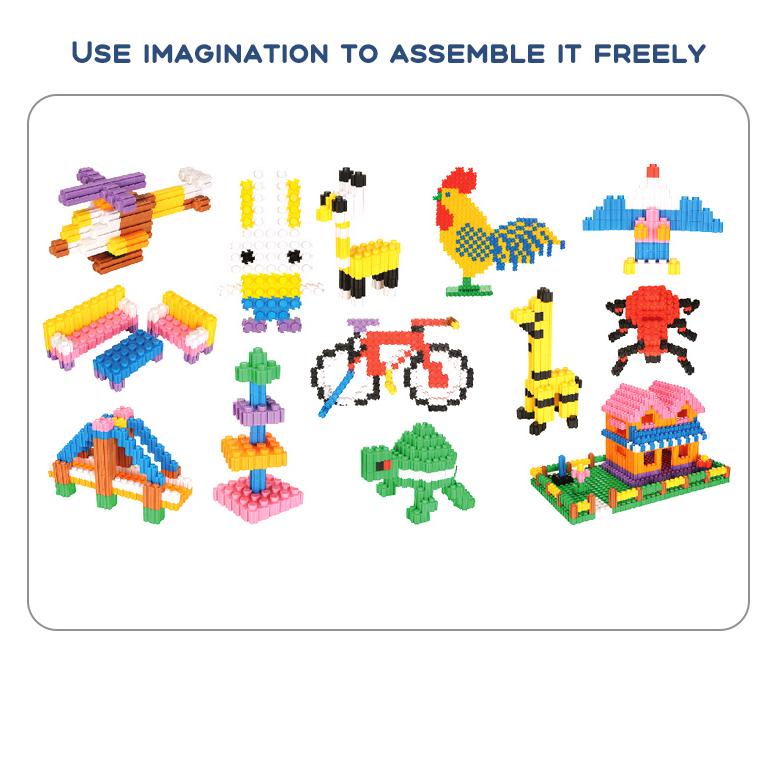 Octagonal Building Blocks - PVC Bagged