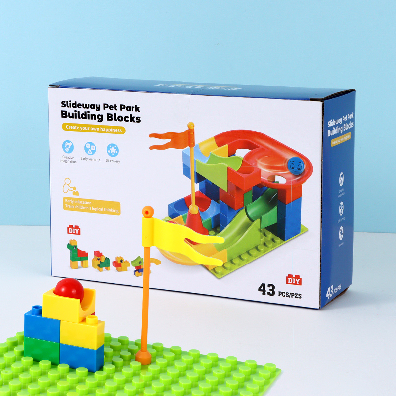 Slideway Pet Park Building Blocks 43PCS