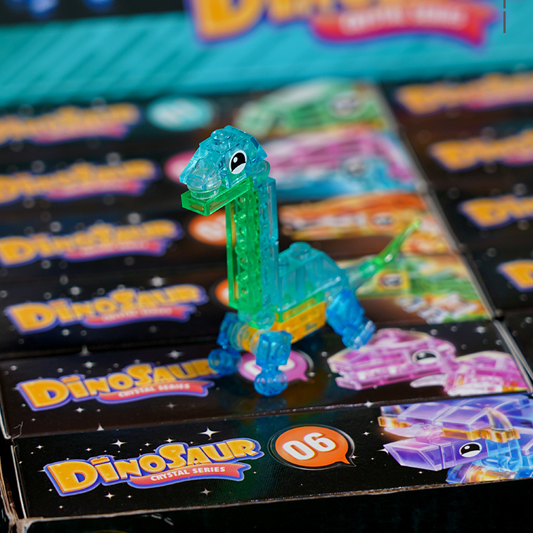 Crystal Dinosaur Series Building Blocks