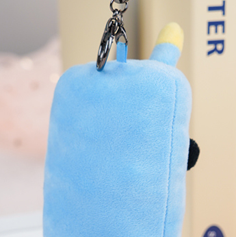 Happy Penguin Mobile Phone Stuffed Doll Keychain