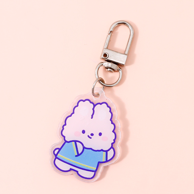 Assorted Basic Acrylic Keychain