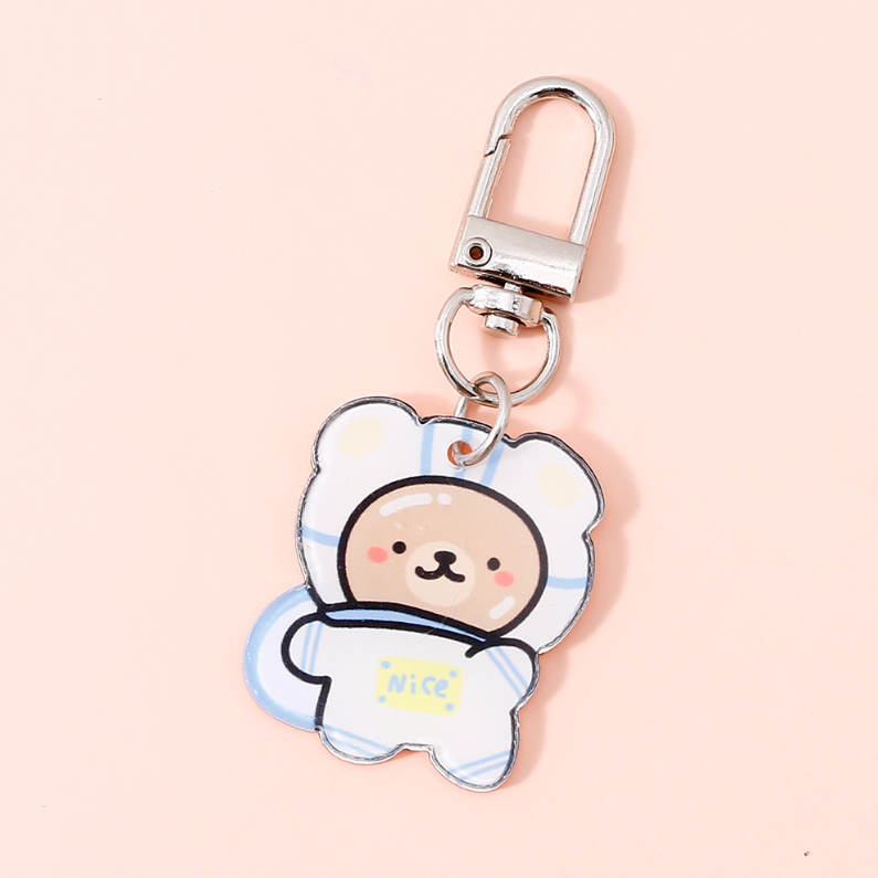 Assorted Basic Acrylic Keychain
