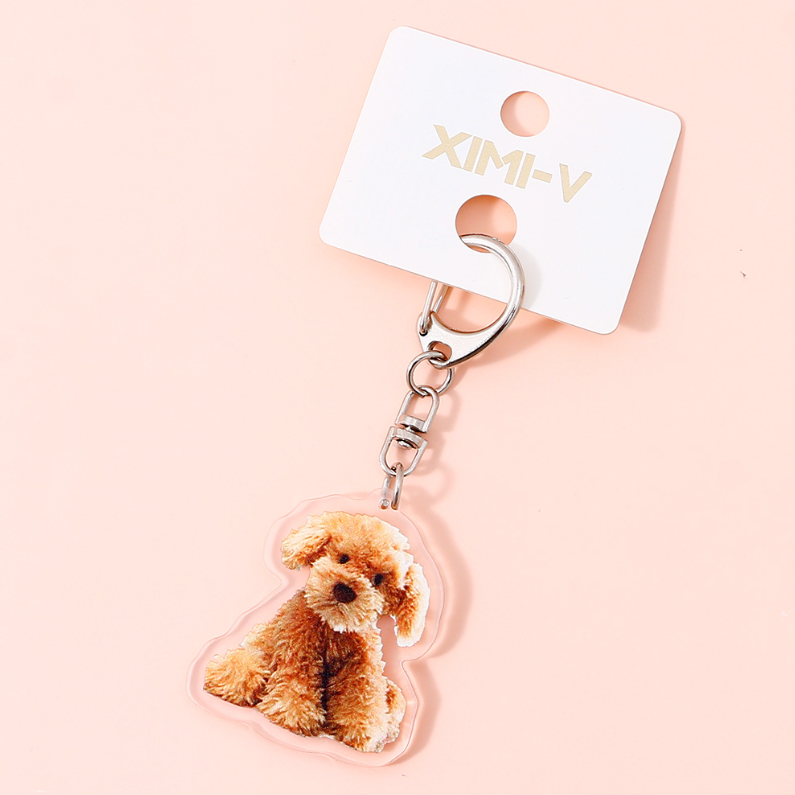 Puppy Family Acrylic Keychain