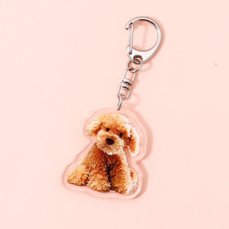 Puppy Family Acrylic Keychain