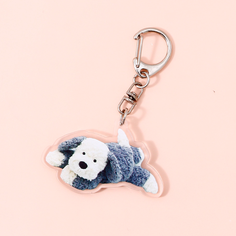 Puppy Family Acrylic Keychain