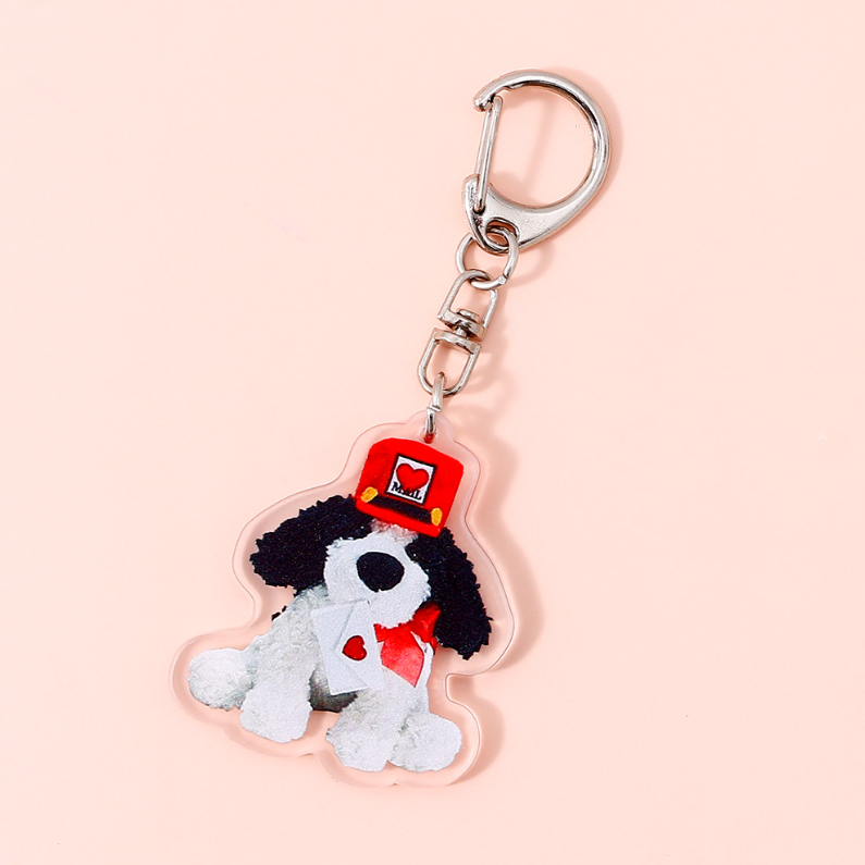Puppy Family Acrylic Keychain