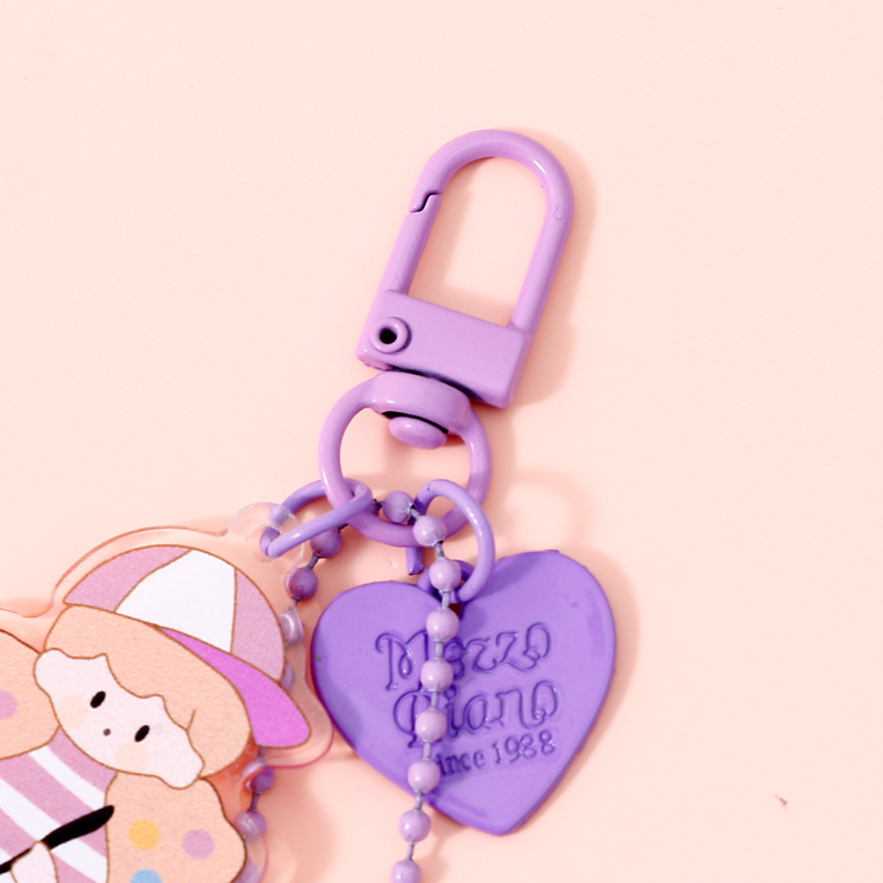 Little Girl Acrylic Keychain