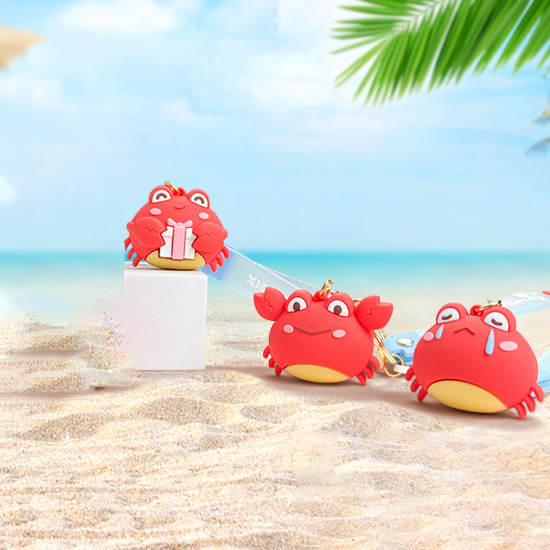 Crab Family Keychain