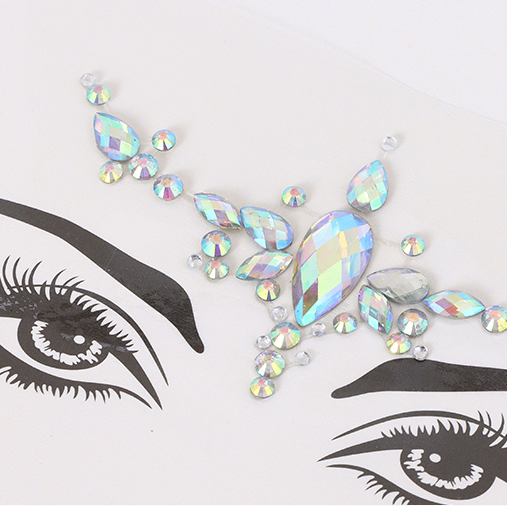 Facial Rhinestone Sticker 31#