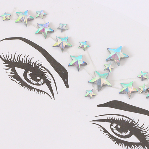 Facial Rhinestone Sticker 27#
