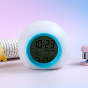 Colorful LED spherical electronic alarm clock
