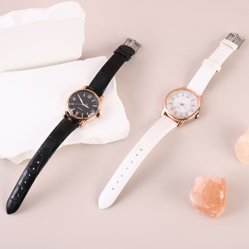 Stylish crocodile print watch