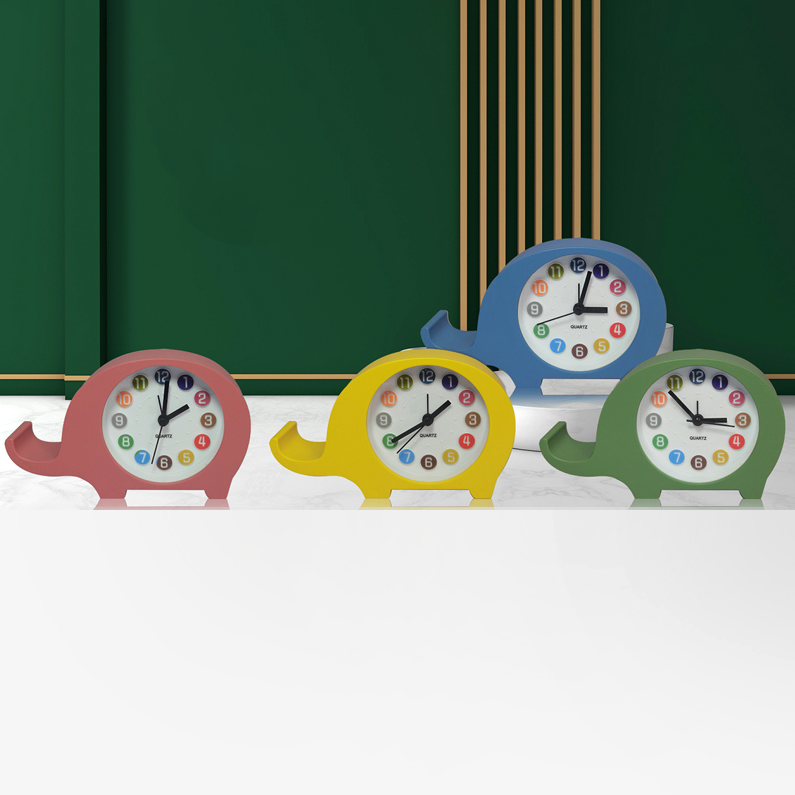 Cartoon elephant alarm clock