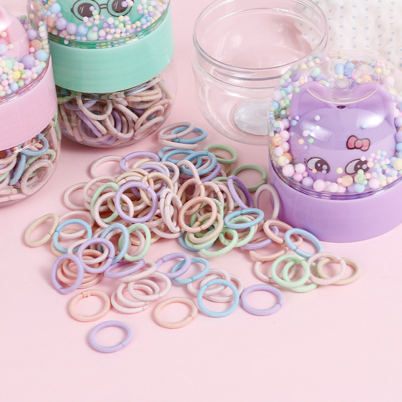 Cute bottled rubber band