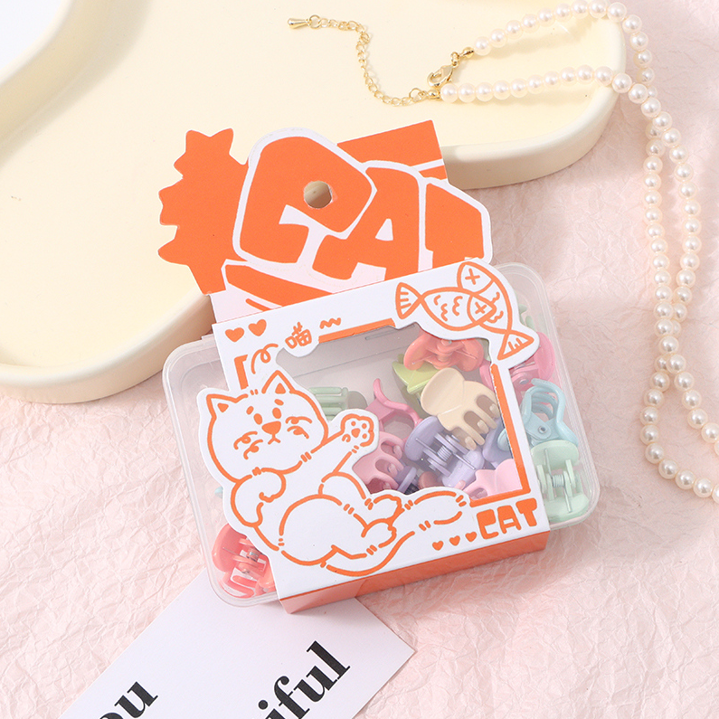 Boxed cartoon claw clip (20 PCS)