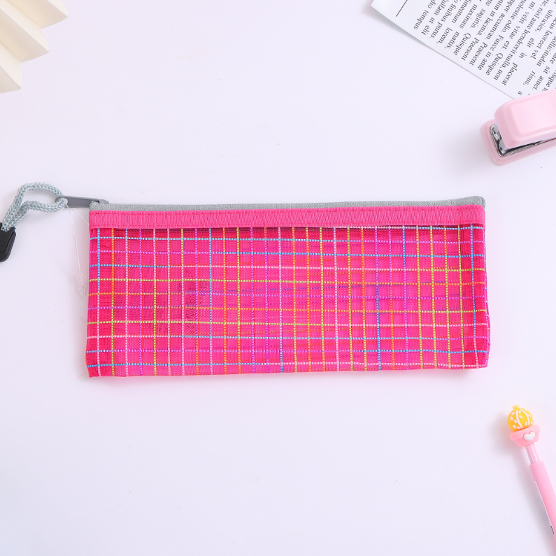Colorful Grid Bag (20*8.5*0.3cm)