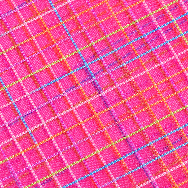 Colorful Grid Bag (20*8.5*0.3cm)