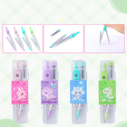 Little Dino Series Mechanical Pencil Compass Set