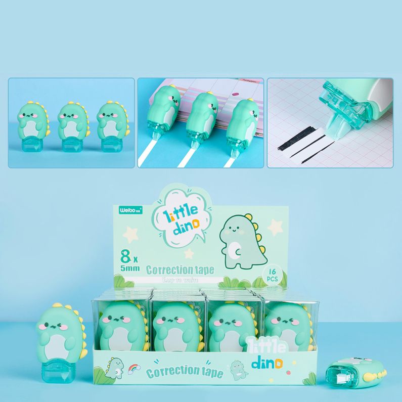 Little Dino Series Silicone Correction Tape (Green)