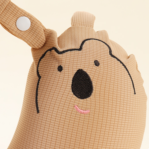 Silly Bear Memory Cotton U-shaped Pillow (Khaki)