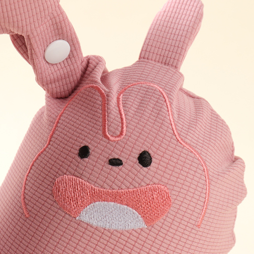 Happy Bunny Memory Cotton U-shaped Pillow (pink)