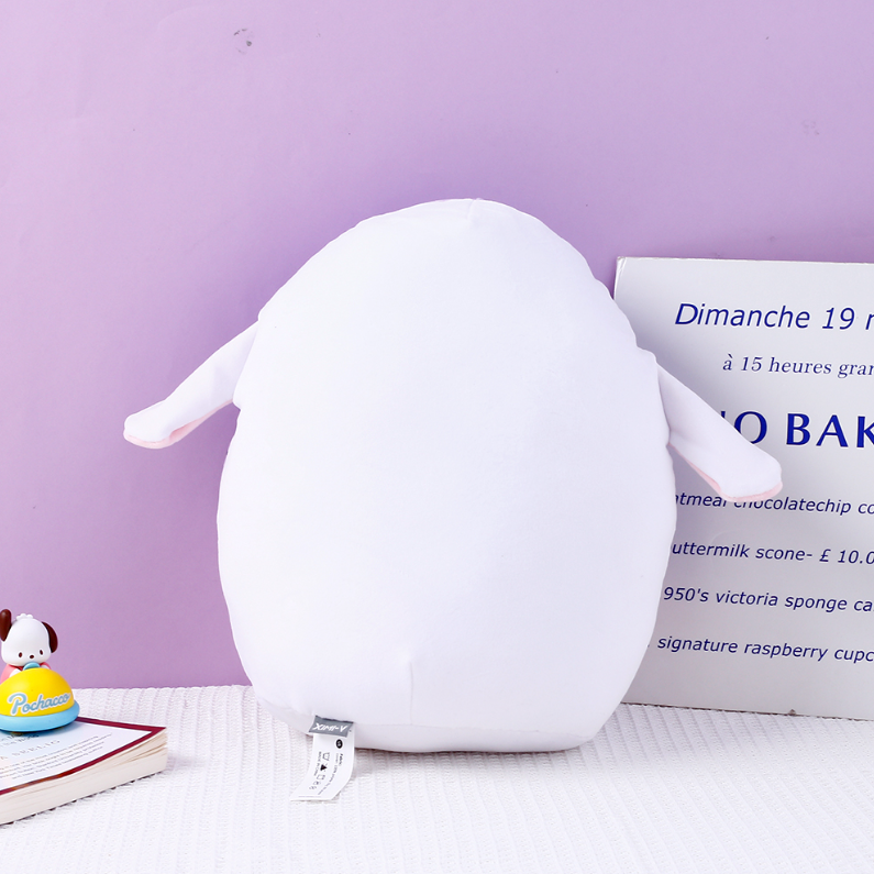 Striped sheep Throw Pillow (purple)