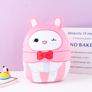 Delicious candy rabbit throw pillows