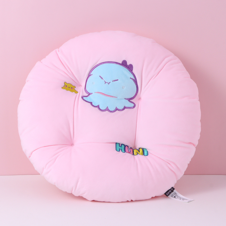 Seaworld Octopus Four-Hole Cushion (Pink)