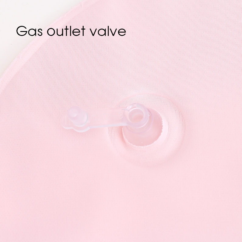 Solid Color Cool Inflatable U-shaped Pillow (Pink)