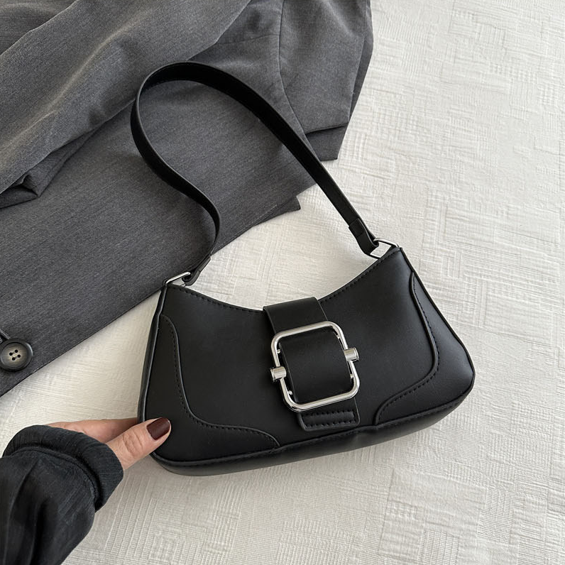 Popular Square Button Underarm Shoulder Bag