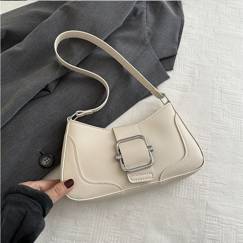 Popular Square Button Underarm Shoulder Bag