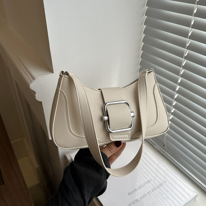 Popular Square Button Underarm Shoulder Bag