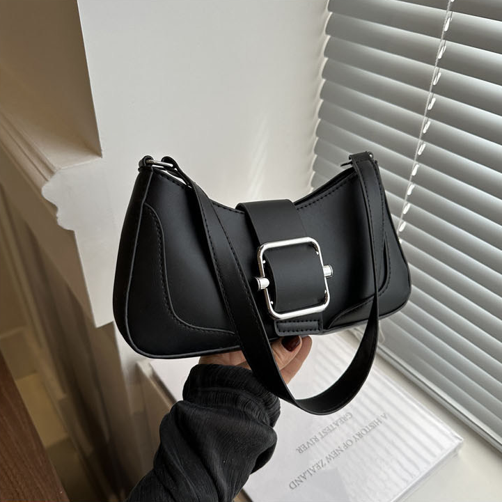 Popular Square Button Underarm Shoulder Bag