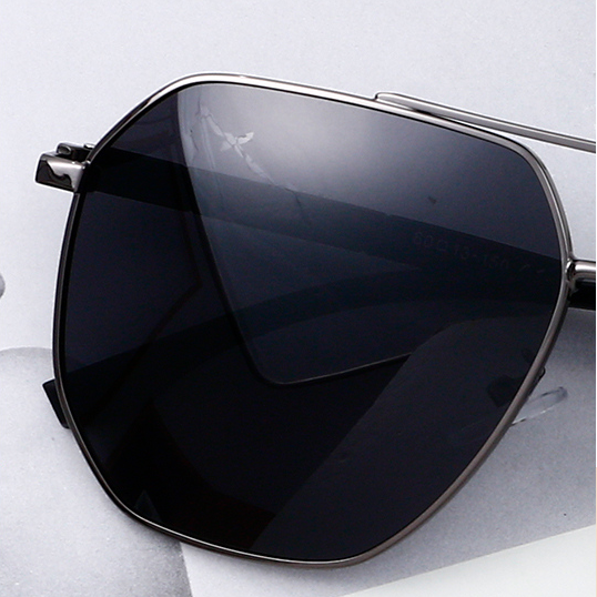 Classic Parallel Bars Lightweight Men's Sunglasses (Gun colo