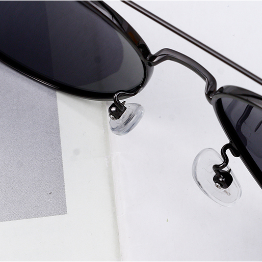 Classic parallel bars Round lightweight Men's sunglasses (Gu